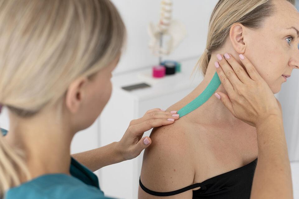 Невролог объяснила, для чего проводится процедура тейпирования и кому она противопоказана