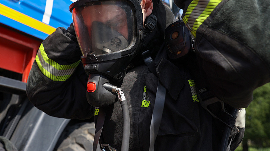 Ночью в Калинковичах горел магазин