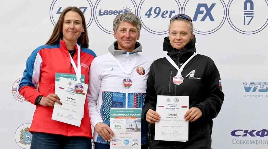 Дроздовская и Мадыцкий из Беларуси выиграли Кубок Содружества по парусному спорту
