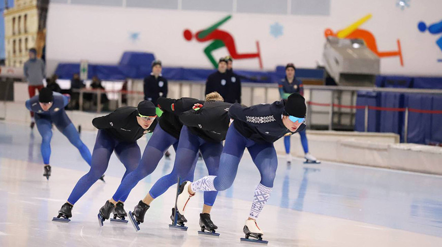 Стали известны первые победители чемпионата Беларуси по конькобежному спорту