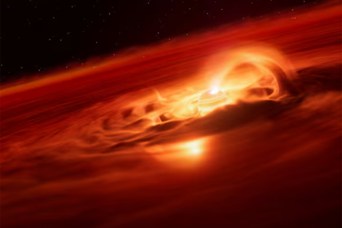 Астрономы обнаружили молодую планету-изгоя, поглощающую всё вокруг себя