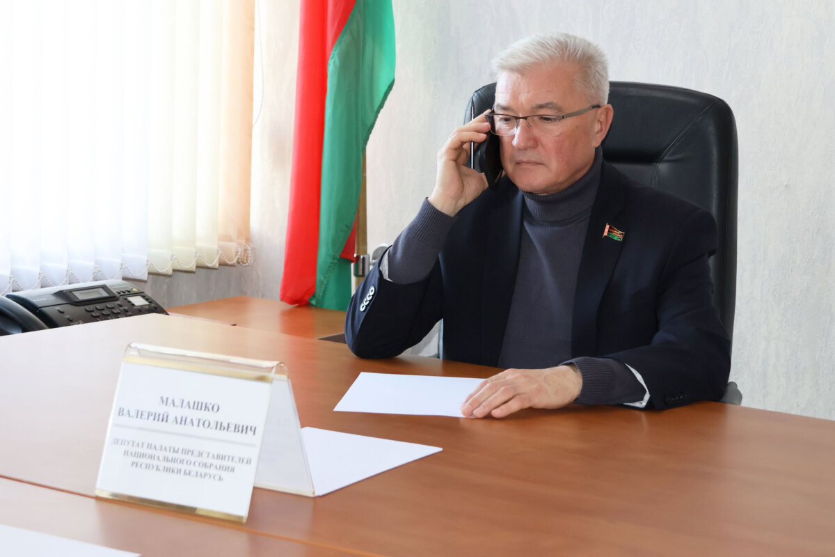 Депутат Палаты представителей Национального собрания Республики Беларусь Валерий Малашко сегодня работал на Круглянщине
