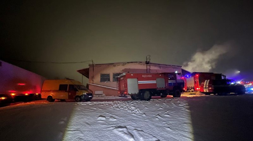 При пожаре на складе с макулатурой в Витебске погиб человек