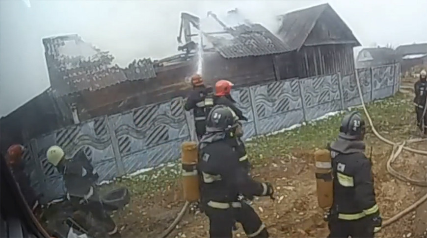 В Бобруйске горела баня: погиб мужчина