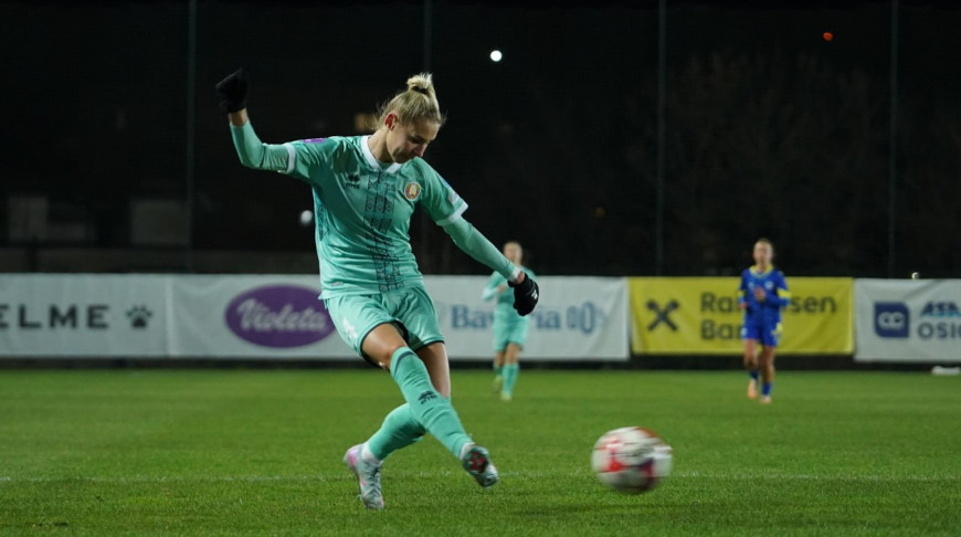 Футболистки сборной Беларуси победили босниек в гостевом спарринге