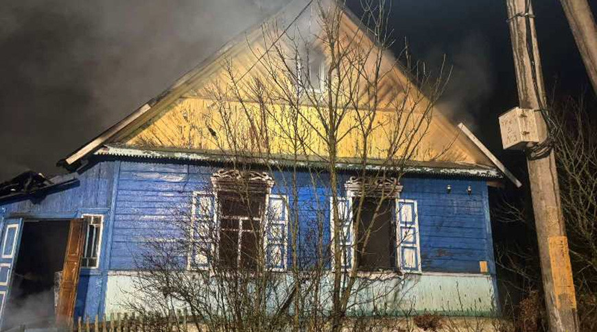 При пожаре дачи в Шумилинском районе пострадал хозяин