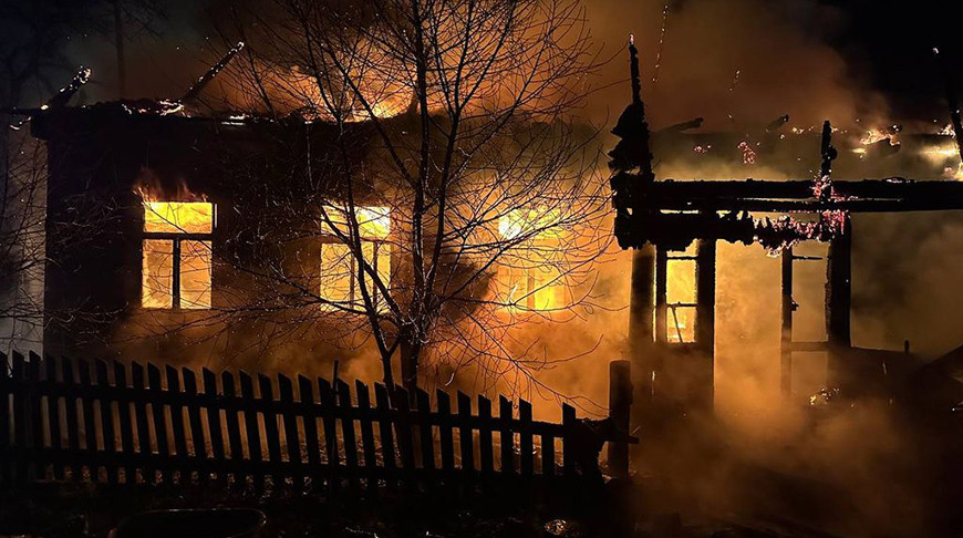 Отец и сын погибли при пожаре в Щучинском районе