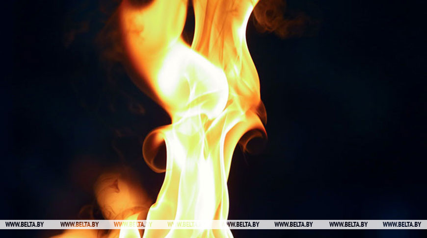 В Брагинском районе горел магазин