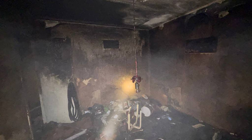 Пенсионер пострадал при ночном пожаре в Кобринском районе