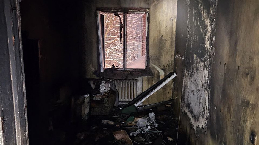 В Могилеве горела квартира в пятиэтажке, хозяйку госпитализировали 