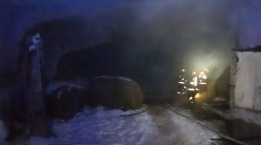 На территории животноводческого комплекса в Оршанском районе при пожаре погиб мужчина