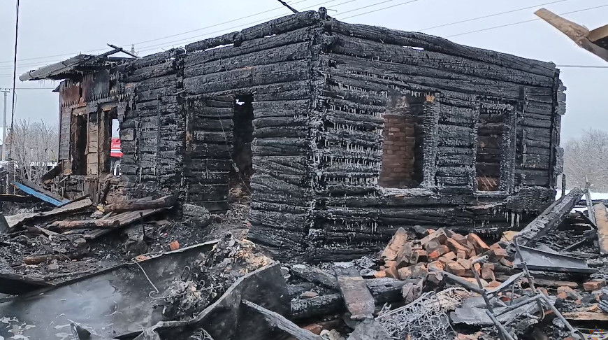 В Жлобинском районе при пожаре в жилом доме погибла пенсионерка