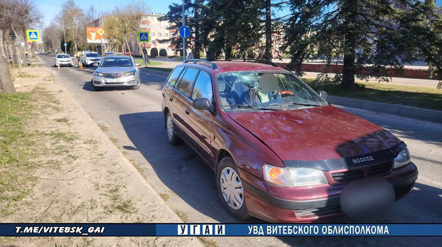 Легковушка сбила девушку на пешеходном переходе в Новополоцке 