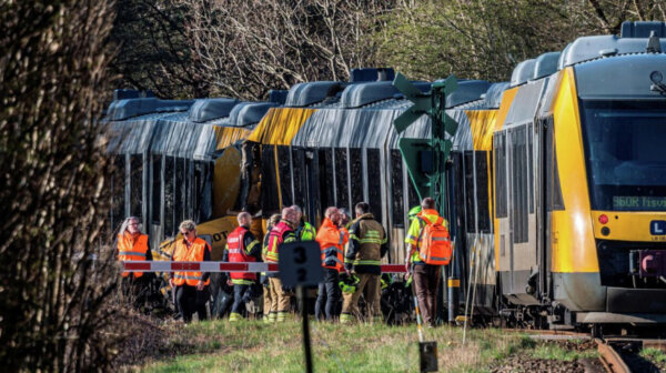 В Дании при столкновении двух поездов пострадали 17 человек