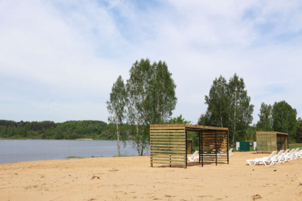 В деревне Шупени состоялось открытие нового пляжа «Водная жемчужина»