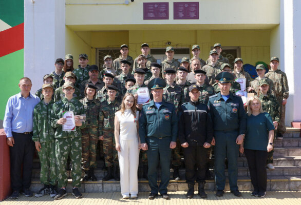 Районный этап республиканской военно-патриотической игры «Орлёнок» состоялся в Круглом
