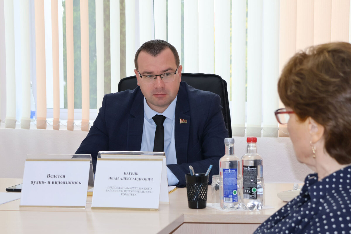 О чем просили главу Круглянского района на личном приеме