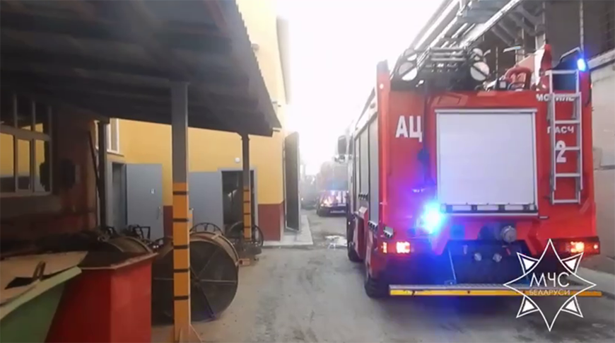 На заводе в Могилеве произошло загорание в цехе