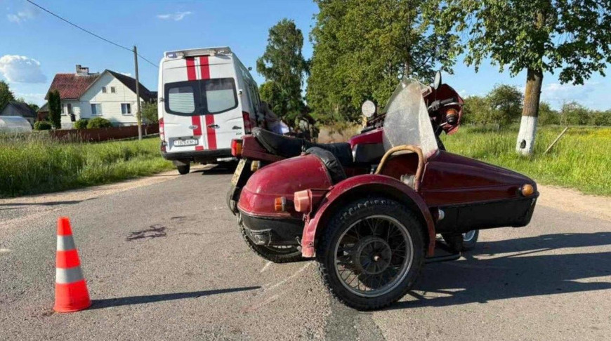 Мотоциклист пострадал в ДТП в Браславском районе