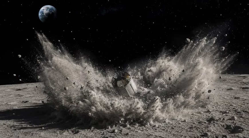 Четырехтонный обломок ракеты SpaceX врезался в Луну