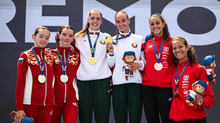 Белорусские спортсменки завоевали золото в команде на чемпионате мира по пятиборью
