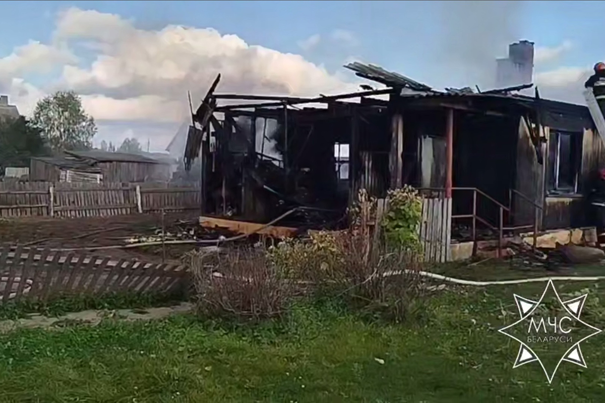 В Осиповичском районе благодаря сработавшему АПИ при пожаре в частном доме спасена семья