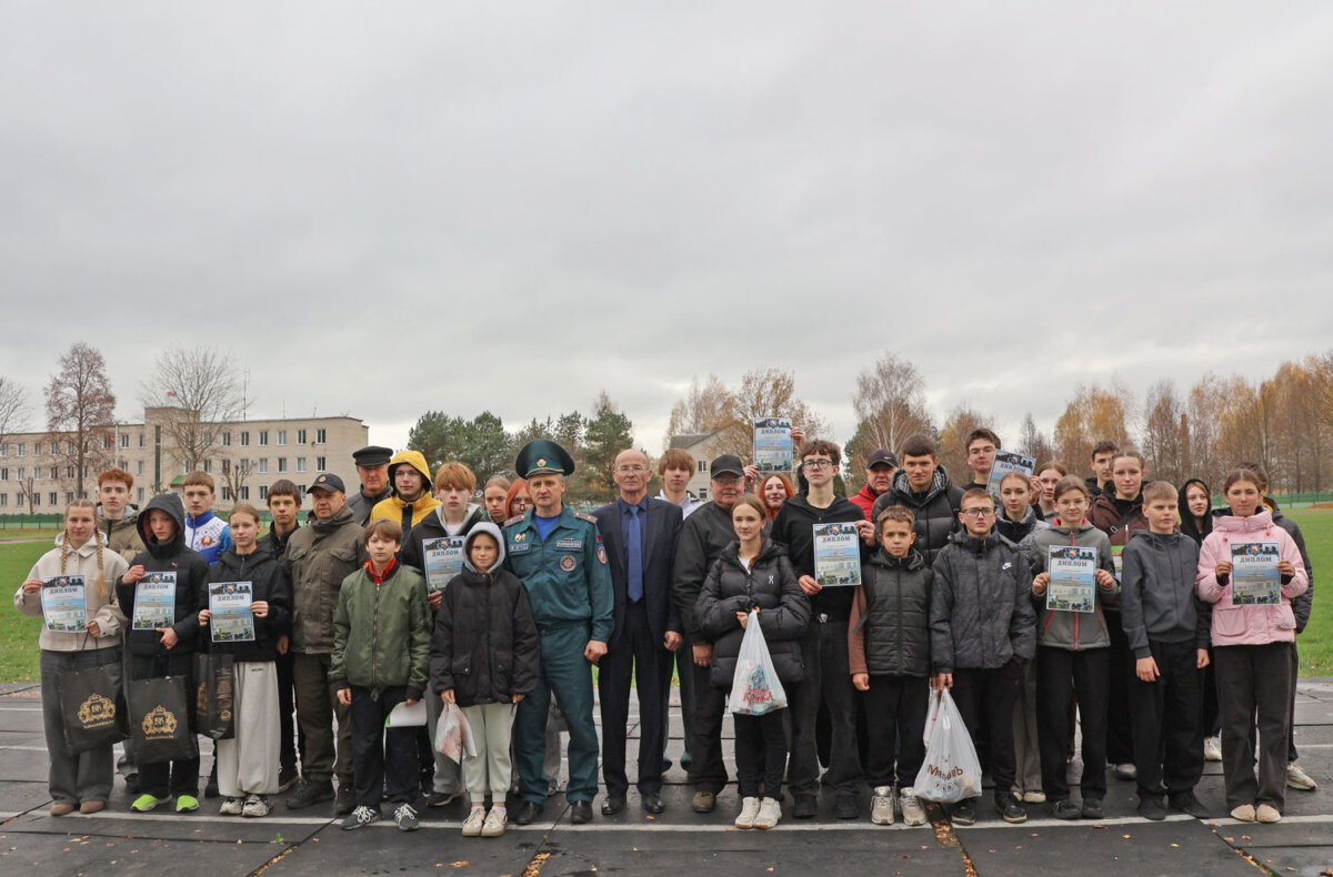 Лично-командное первенство района по пожарно-спасательному спорту среди юношей и девушек состоялось на Круглянщине